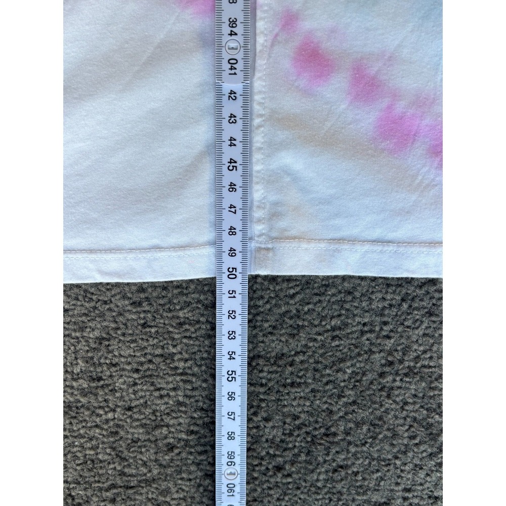 Betsey Johnson Performance Muscle Tank Top Women's Medium White Rainbow-Colored - Picture 3 of 6